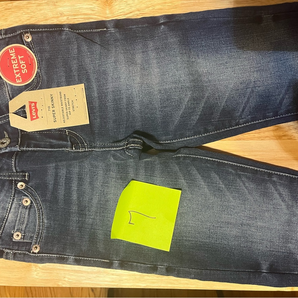 Levi's Girl Dark Blue Slim Jeans